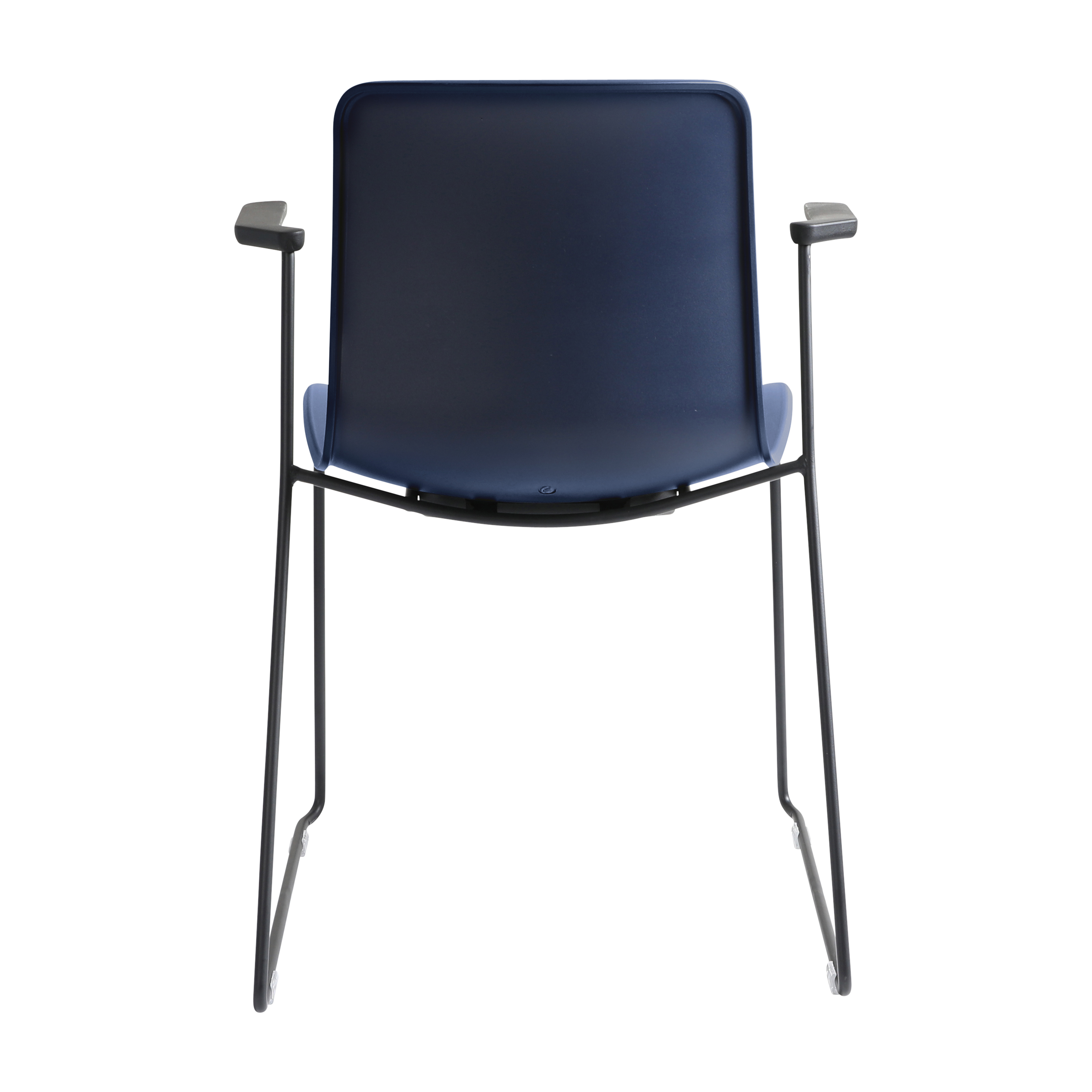 Acti Armchair (Navy Blue / Sled Base Arms)